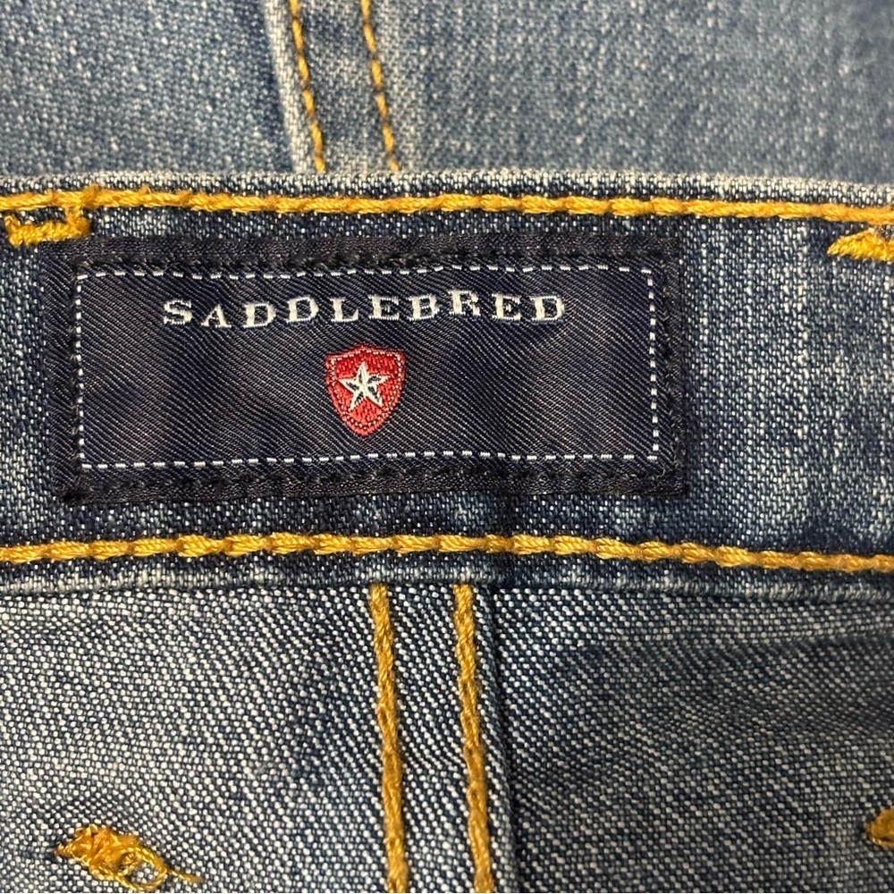 Saddlebred Jeans Size 42 X 32 Adult Mens Dark Blue jeans - Picture 5 of 6